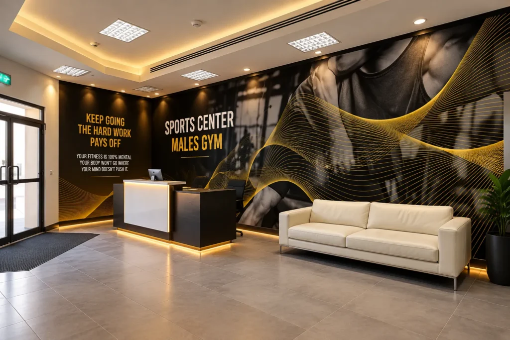 Black and Gold Fitness Centre Lobby_converted