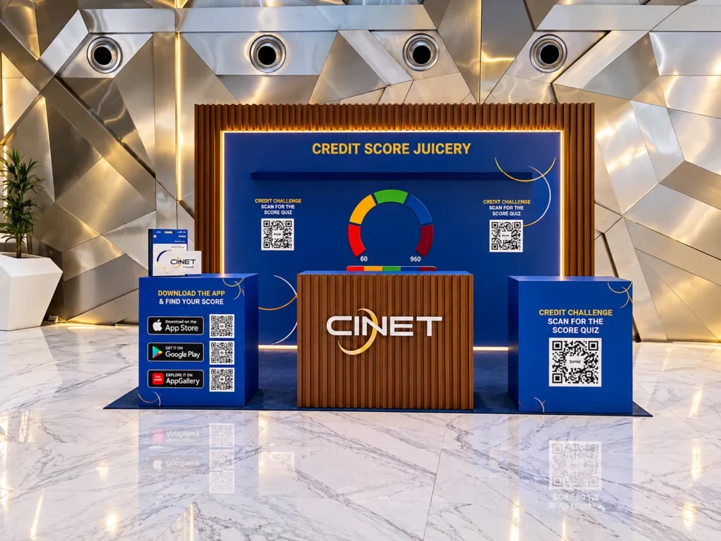 CINET Credit Score Exhibition Booth_converted