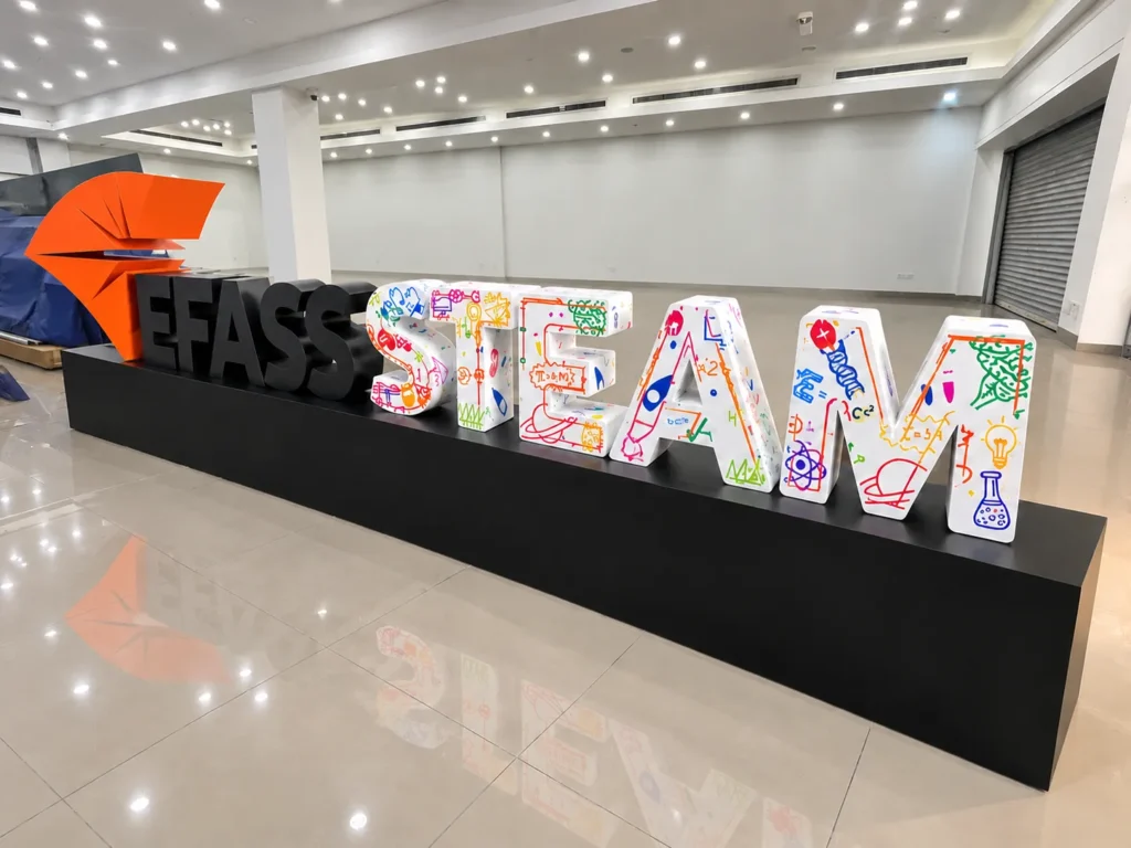 Doodle-Covered STEAM Showroom Sign_converted