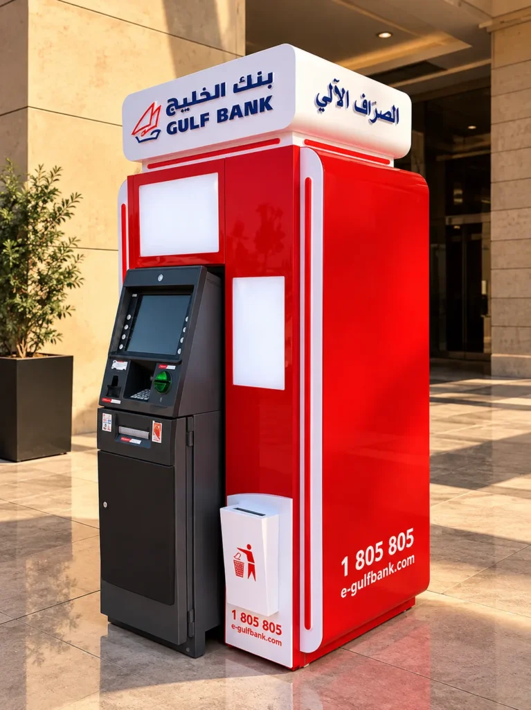 Gulf Bank ATM at a Modern Entrance_converted