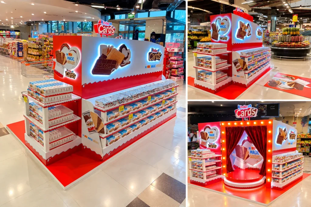 Kinder Cards Supermarket Display Collage_converted