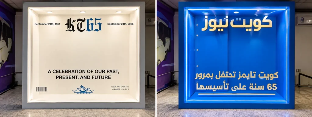 Kuwait Times 65th Anniversary Displays_converted
