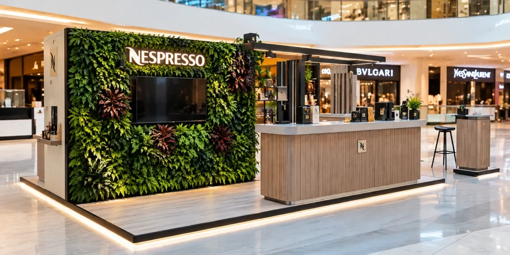 Lush Nespresso Kiosk in a Luxe Mall_converted