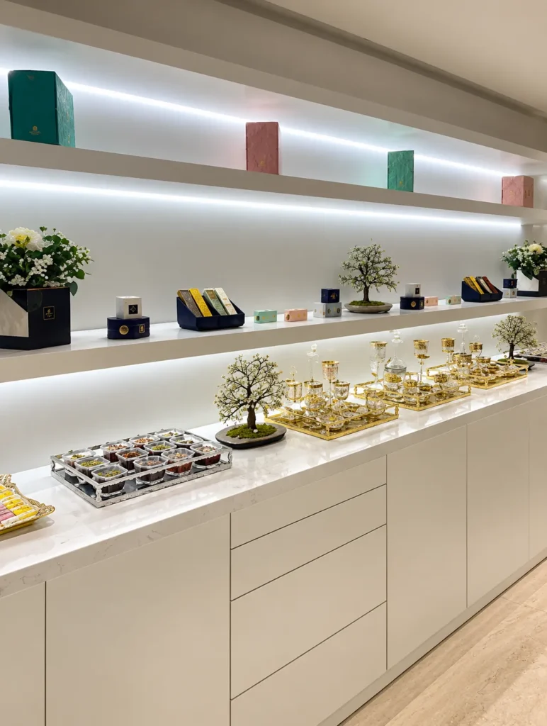 Luxury Illuminated Buffet Display_converted