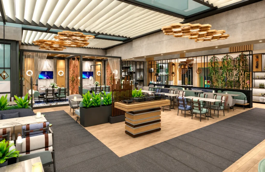 Modern Biophilic Café Lounge Interior_converted