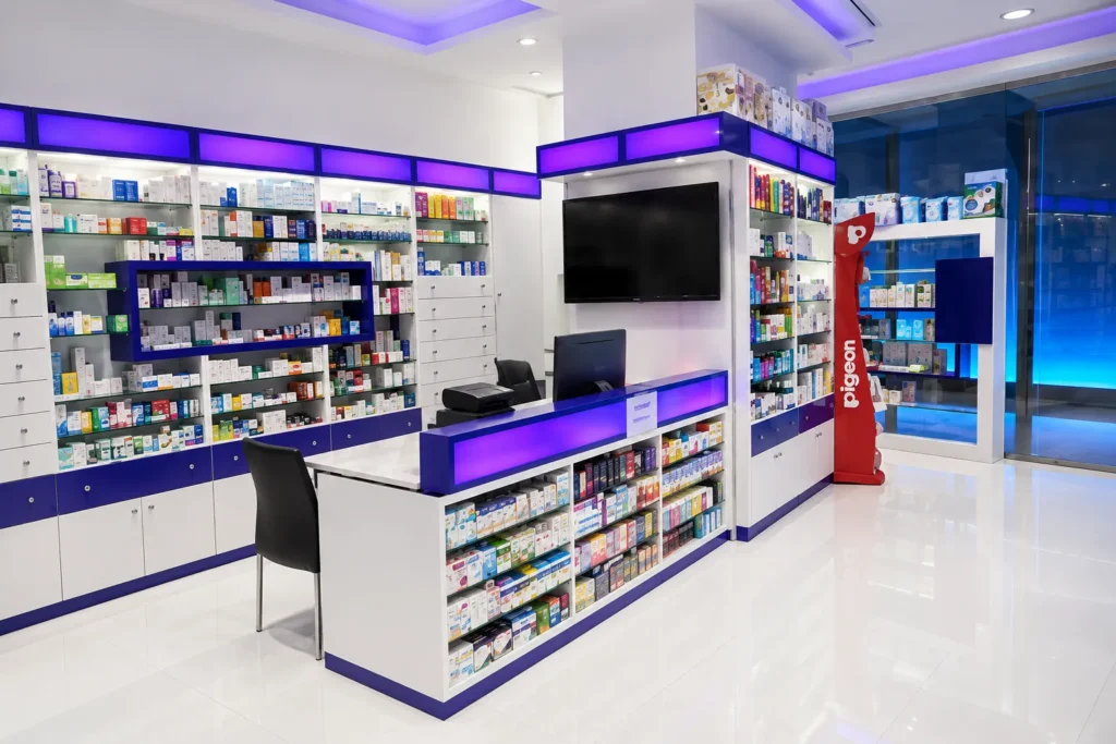 Modern Pharmacy with Purple Accents_converted